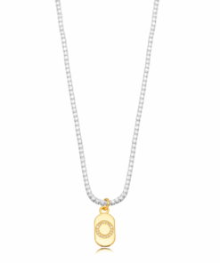 Choker Cravejada Letra O