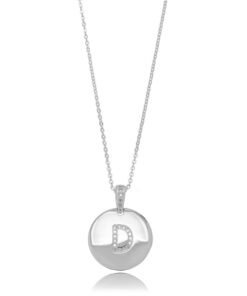 Colar Inicial Medalha Letra D