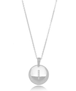 Colar Inicial Medalha Letra  I