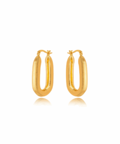Argola Oval Fosca